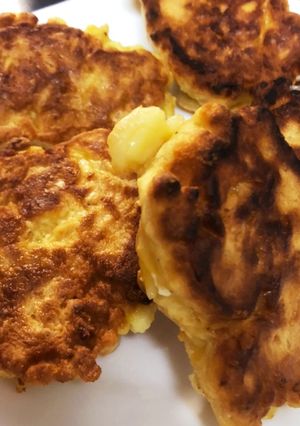 揚げ物小麦粉卵をアレンジ！チーズ焼き♡-レシピのメイン写真