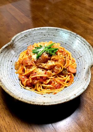 簡単♡たまねぎたっぷりトマトパスタ-レシピのメイン写真