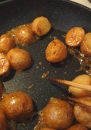 揚げ新じゃがの味噌からめ-レシピのメイン写真