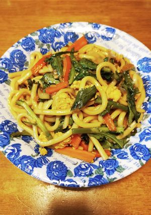 梨湖のタレ付き焼きうどんセット-レシピのメイン写真