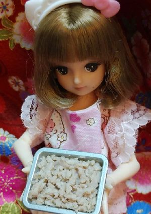 リカちゃんサイズ♡自家製シーチキンꕤ*.-レシピのメイン写真