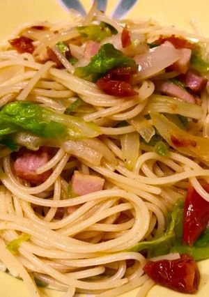 セミドライトマトと春キャベツのパスタ-レシピのメイン写真