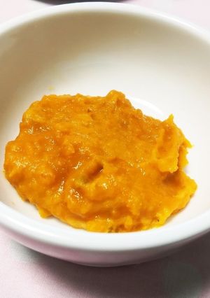 【離乳食中期~】かぼちゃのきなこサラダ-レシピのメイン写真