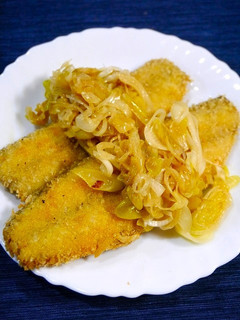 簡単!鯖フライ☆バター醤油葱-レシピのメイン写真