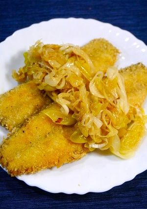 簡単！鯖フライ☆バター醤油葱-レシピのメイン写真