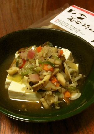 三面川の鮭削りぶしで蕎麦の実けんちん-レシピのメイン写真