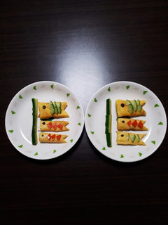 こどもの日 こいのぼりの玉子焼き-レシピのメイン写真