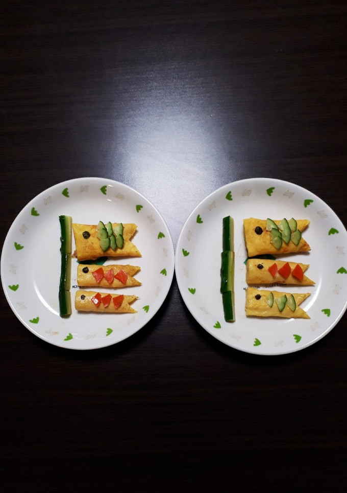 こどもの日　こいのぼりの玉子焼き-レシピのメイン写真