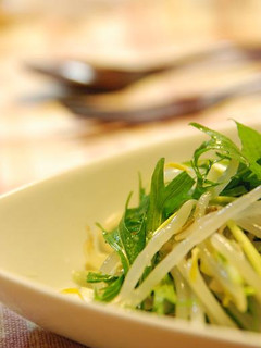 もやしと水菜のナムル-レシピのメイン写真