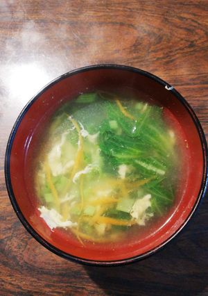 溶き卵とレタスで★☆野菜の鶏ガラスープ-レシピのメイン写真