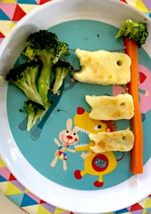 ポテトもちで鯉のぼり☆離乳食完了期-レシピのメイン写真