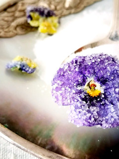 すみれの花の砂糖漬け-レシピのメイン写真