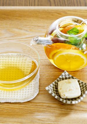 うずめ茶で作るフルーツティー -レシピのメイン写真