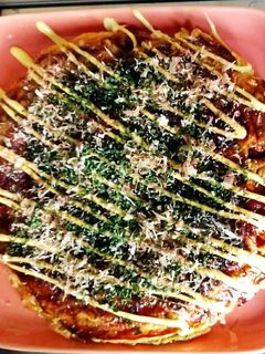 お好み焼き風☆オープンオムレツ-レシピのメイン写真