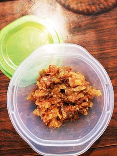 ☆★佃煮風ネギ味噌だれ☆★おにぎりに☆-レシピのメイン写真