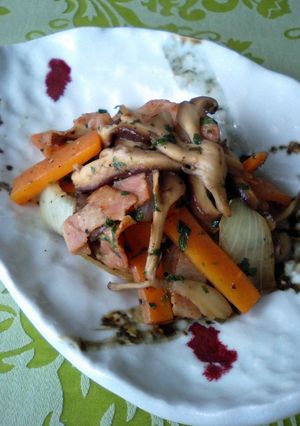 きのこと野菜のにんにく大葉いため-レシピのメイン写真