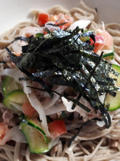 ぶっかけ蕎麦 新玉ねぎ×ズッキーニ-レシピのメイン写真