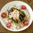 夏野菜の冷やしそうめん
