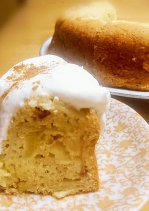 今日のおやつ:りんごまみれケーキ☆-レシピのメイン写真