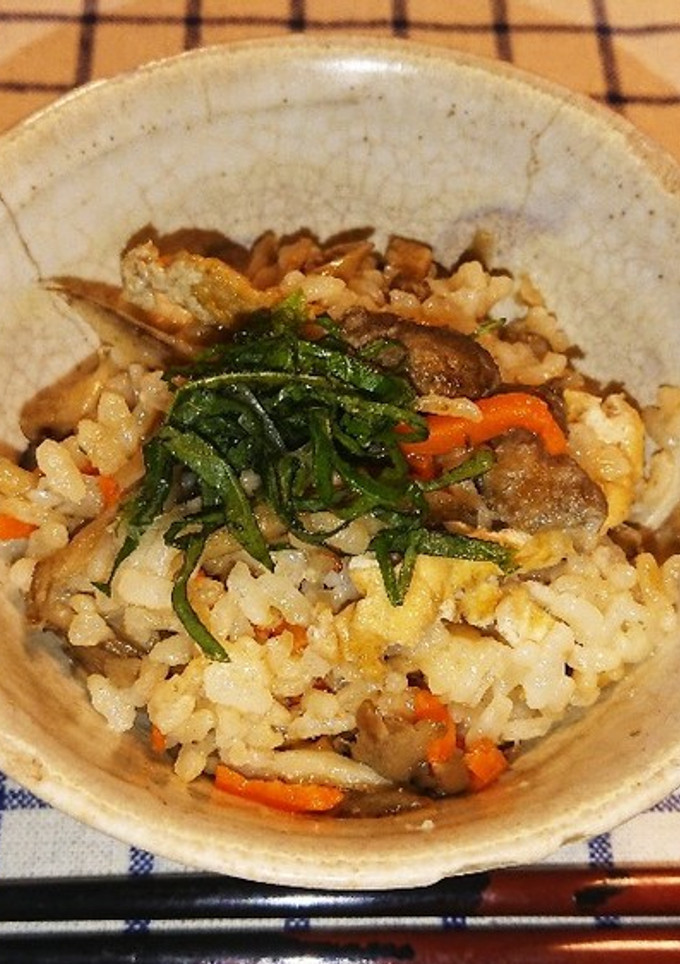 鶏肉と舞茸の炊き込みご飯～おうちで割烹～-レシピのメイン写真