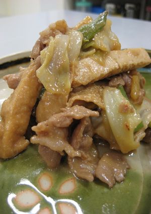 豚肉と厚揚げのピリ辛味噌炒め-レシピのメイン写真