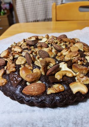 ナッツチョコケーキ-レシピのメイン写真