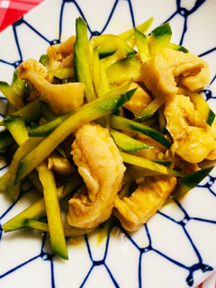 鶏皮☆簡単☆おつまみ☆材料4つ☆酢もつ風-レシピのメイン写真