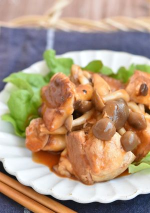 チキンとしめじのケチャップソテー-レシピのメイン写真