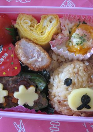 思いつきリラックマ　キャラ弁-レシピのメイン写真