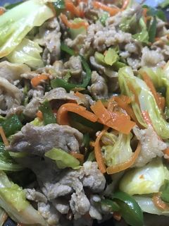 豚肉と野菜のピリ辛炒め お弁当に-レシピのメイン写真