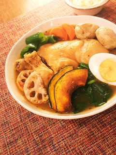 本格的★チキンスープカレー(o^^o)♪-レシピのメイン写真