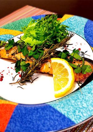 トラウトサーモンの香草焼き-レシピのメイン写真