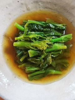 簡単一品♪ 菜の花のおひたし-レシピのメイン写真