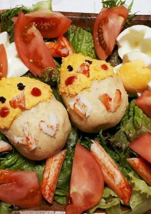 ☆オカメインコのタラモサラダ☆-レシピのメイン写真