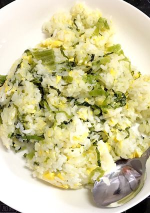 味付け不要！青高菜チャーハン-レシピのメイン写真