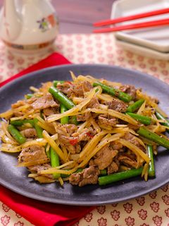 牛肉とじゃがいもの黒こしょう炒め-レシピのメイン写真