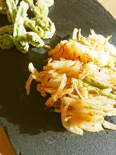こごみ玉ねぎ紅生姜のかき揚げ-レシピのメイン写真