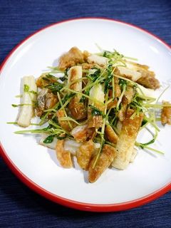 簡単!豆苗と海老竹輪の中華炒め-レシピのメイン写真
