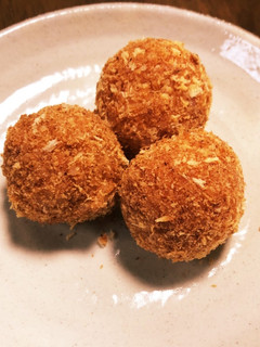 冷や飯活用♡揚げない簡単ライスコロッケ-レシピのメイン写真