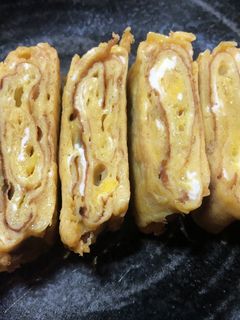 ほんだし使用だし巻き玉子焼き-レシピのメイン写真