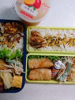 ☆高校生娘と私のお弁当☆26-レシピのメイン写真
