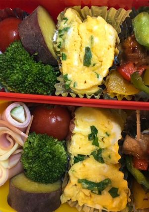 中学一年女子弁当20190507-レシピのメイン写真