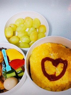 オムライス弁当-レシピのメイン写真