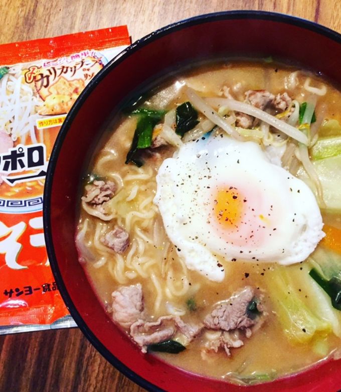 きのう何食べた風サッポロ一番みそラーメン by イチカツ