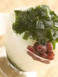 かき氷 抹茶ゼリーがけ-レシピのメイン写真