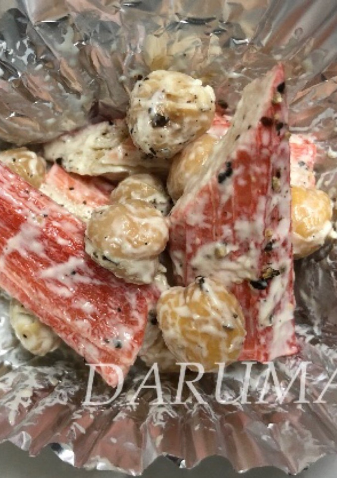 カニカマとひよこ豆のマヨネーズ和え-レシピのメイン写真
