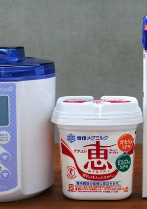 ナチュレ恵と低脂肪乳で簡単！ヨーグルト-レシピのメイン写真