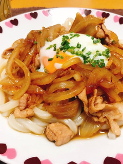 少し甘め♡ぶっかけ冷やし肉うどん-レシピのメイン写真