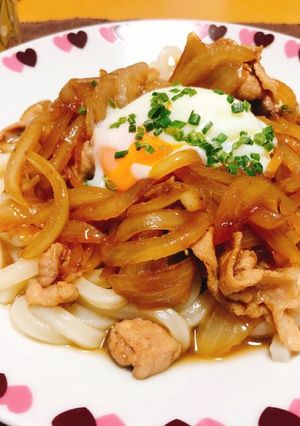 少し甘め♡ぶっかけ冷やし肉うどん-レシピのメイン写真