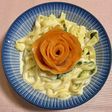 スモークサーモンほうれん草クリームパスタ